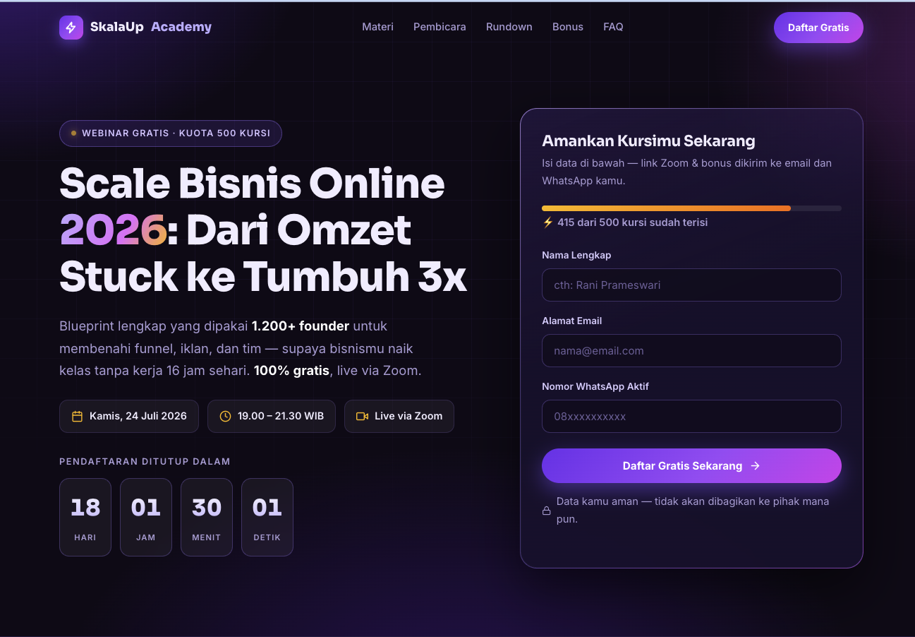 Webinar Registration